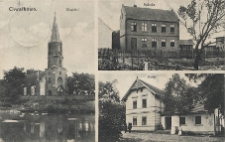 Chwałkowo. Kościół. Szkoła. Dwór.