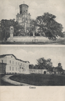 Czacz. [Kościół, pałac Żółtowskich].