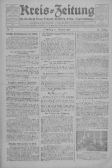 Kreis-Zeitung für d. Kreis Nowy-Tomysl: zugl. Nowy-Tomysler Hopfenzeitung 1931.01.13 Jg.56 Nr6