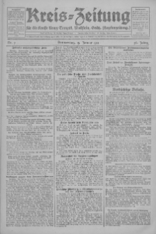 Kreis-Zeitung für d. Kreis Nowy-Tomysl: zugl. Nowy-Tomysler Hopfenzeitung 1931.01.15 Jg.56 Nr7