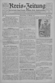 Kreis-Zeitung für d. Kreis Nowy-Tomysl: zugl. Nowy-Tomysler Hopfenzeitung 1931.02.26 Jg.56 Nr24