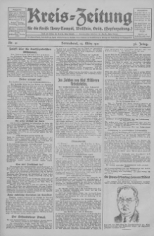 Kreis-Zeitung für d. Kreis Nowy-Tomysl: zugl. Nowy-Tomysler Hopfenzeitung 1931.03.14 Jg.56 Nr31