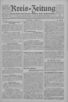 Kreis-Zeitung für d. Kreis Nowy-Tomysl: zugl. Nowy-Tomysler Hopfenzeitung 1931.04.21 Jg.56 Nr47