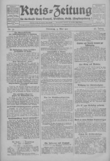 Kreis-Zeitung für d. Kreis Nowy-Tomysl: zugl. Nowy-Tomysler Hopfenzeitung 1931.05.05 Jg.56 Nr53