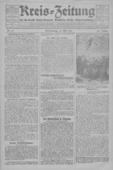 Kreis-Zeitung für d. Kreis Nowy-Tomysl: zugl. Nowy-Tomysler Hopfenzeitung 1931.05.14 Jg.56 Nr57