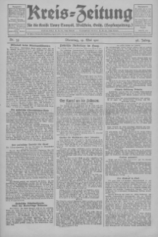 Kreis-Zeitung für d. Kreis Nowy-Tomysl: zugl. Nowy-Tomysler Hopfenzeitung 1931.05.19 Jg.56 Nr59