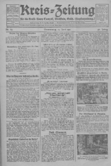 Kreis-Zeitung für d. Kreis Nowy-Tomysl: zugl. Nowy-Tomysler Hopfenzeitung 1931.06.11 Jg.56 Nr69