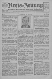 Kreis-Zeitung für d. Kreis Nowy-Tomysl: zugl. Nowy-Tomysler Hopfenzeitung 1931.06.25 Jg.56 Nr75