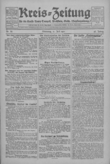 Kreis-Zeitung für d. Kreis Nowy-Tomysl: zugl. Nowy-Tomysler Hopfenzeitung 1931.07.21 Jg.56 Nr86