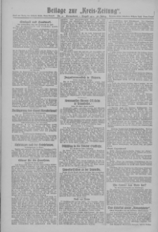 Beilage zur der Kreis-Zeitung für d. Kreis Nowy-Tomysl 1931.08.01 Jg.56 Nr91