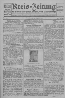 Beilage zur der Kreis-Zeitung für d. Kreis Nowy-Tomysl 1931.08.15 Jg.56 Nr97