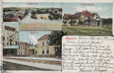 Moschin. Marktplatz. Ludwigshöhe. Bahnhof.