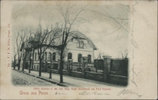 Gruss aus Posen. Offic.-Kasino d. 46. Inf. Reg. Graf Kirchbach am Fort Haacke.