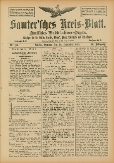 Samtersches Kreis-Blatt = Dziennik Powiatu Szamotulskiego 1904.09.20 Jg.50 Nr110
