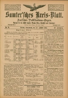 Samtersches Kreis-Blatt = Dziennik Powiatu Szamotulskiego 1903.01.24 Jg.49 Nr11