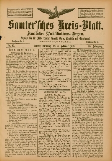 Samtersches Kreis-Blatt = Dziennik Powiatu Szamotulskiego 1903.02.03 Jg.49 Nr15