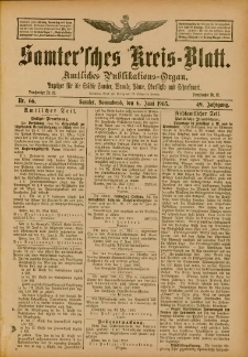 Samtersches Kreis-Blatt = Dziennik Powiatu Szamotulskiego 1903.06.06 Jg.49 Nr66