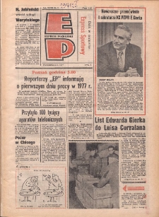 Express Poznański 1977.01.03 Nr1 zawiera Express Sportowy (nr 186)