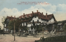 Luftkurort Ludwigsh&ouml;he bei Moschin. Sch&ouml;nster Ausflugsort Posens. Kurhaus und Waldsanatorium.