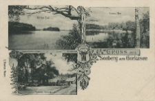 Gruss aus Seeberg am G&oacute;rkasee. G&oacute;rka See. Kessel See. Forsterei Seeberg.