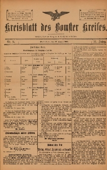 Kreisblatt des Bomster Kreises 1905.01.27 Nr8