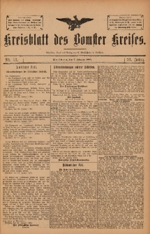 Kreisblatt des Bomster Kreises 1905.02.07 Nr11