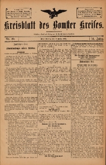 Kreisblatt des Bomster Kreises 1905.03.10 Nr20