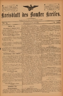 Kreisblatt des Bomster Kreises 1905.04.21 Nr33