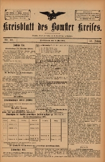 Kreisblatt des Bomster Kreises 1905.05.19 Nr40