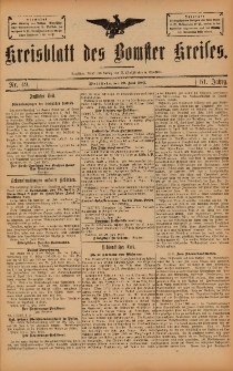 Kreisblatt des Bomster Kreises 1905.06.20 Nr49