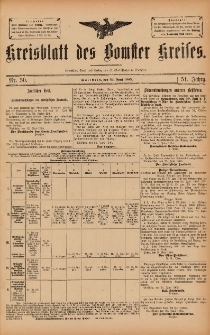 Kreisblatt des Bomster Kreises 1905.06.23 Nr50
