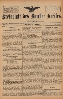 Kreisblatt des Bomster Kreises 1905.07.04 Nr53