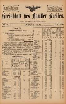 Kreisblatt des Bomster Kreises 1905.07.21 Nr58
