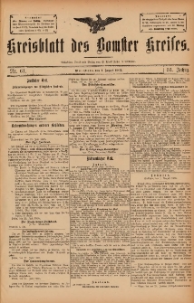 Kreisblatt des Bomster Kreises 1905.08.01 Nr61