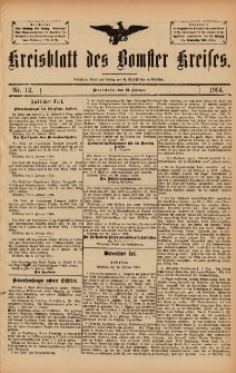 Kreisblatt des Bomster Kreises 1904.02.12 No.12
