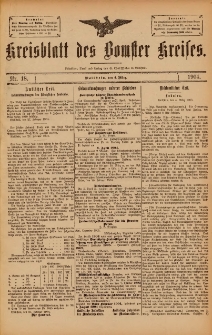 Kreisblatt des Bomster Kreises 1904.03.04 No.18