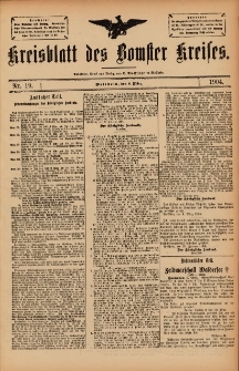 Kreisblatt des Bomster Kreises 1904.03.08 No.19
