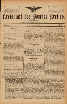 Kreisblatt des Bomster Kreises 1904.04.12 No.29