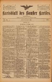 Kreisblatt des Bomster Kreises 1904.05.20 No.40