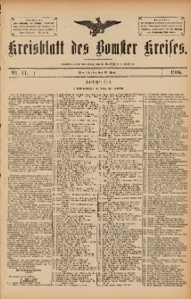 Kreisblatt des Bomster Kreises 1904.05.25 No.41
