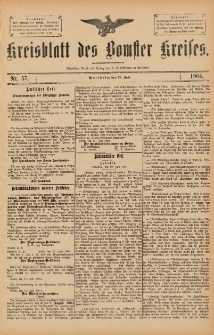 Kreisblatt des Bomster Kreises 1904.07.19 No.57