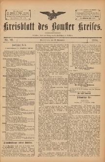 Kreisblatt des Bomster Kreises 1904.11.18 No.92