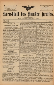 Kreisblatt des Bomster Kreises 1904.12.23 No.102
