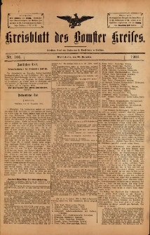 Kreisblatt des Bomster Kreises 1904.12.30 No.104