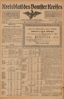 Kreisblatt des Bomster Kreises 1906.01.12 Nr4