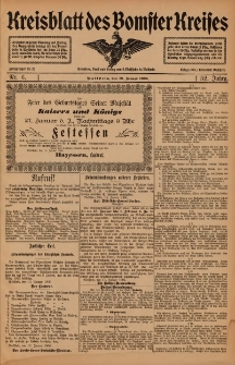 Kreisblatt des Bomster Kreises 1906.01.19 Nr6