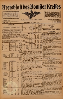 Kreisblatt des Bomster Kreises 1906.04.03 Nr27