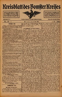 Kreisblatt des Bomster Kreises 1906.05.15 Nr39
