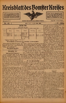 Kreisblatt des Bomster Kreises 1906.05.18 Nr40