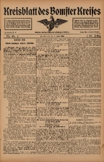 Kreisblatt des Bomster Kreises 1906.06.08 Nr46